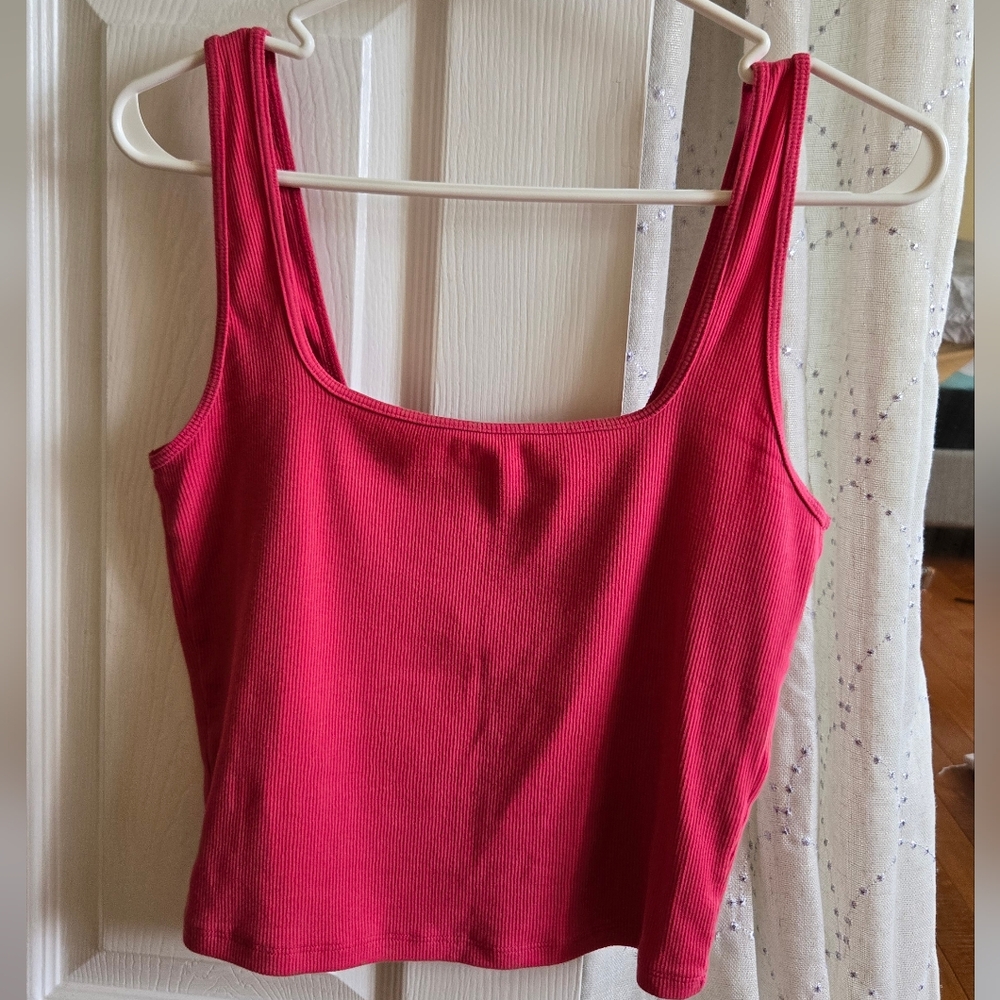 Abercrombie & Fitch Red Tank Top
